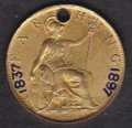 QV 1897 Diamond Jubilee Farthing Enameled Dates