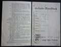 GERMANY 1878 KINGS POLICE SERVICE BOOK MUNCHEN