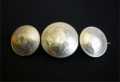 BROOCH WILHELMINA SILVER COINS x 3 HANDMADE