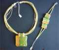 ARMAND THIERY ENAMELED PENDANT & BRACELET SET MULTI CORDED