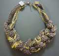 NECKLACE JAVIER SIMORRA BARCELONA WEAVE & CHAIN CLUSTER HEAVYWEIGHT PIECE