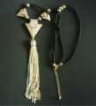 NECKLACE PENDANT DOUBLE BRAID WITH TASSEL