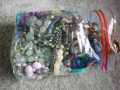 JOB LOT COSTUME JEWELLERY 1.8Kg MAINLY COMPLETE + SOME PARTS BAG #6