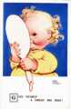 MABEL LUCIE ATTWELL GIVE 'OUSELF A GREAT BIG KISS! VALENTINE's #3099