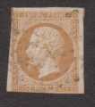 France SG37a 1852 10c Yellow Louis Napoleon President