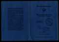 GERMANY POSTSPARKARTE 1953 BLUE WITH CONTENTS