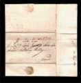 ITALY 1820 ENTIRE SALERNO CREST & NAPOLI RED H/S