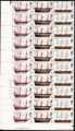 SG779a 1969 9d British Ships Complete Sheet MNH