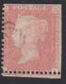 QV SG29 1855 1d Pale Red Brown Imperf 3 Sides V/F/U