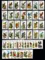 USA 1982 STATE BIRDS AND FLOWERS 50 STAMPS U/M NO GUM