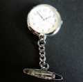 TIMEX QUARTZ 24 HOUR MILITARY NURSE BROOCH FOB WATCH NEW BATTERY RARE